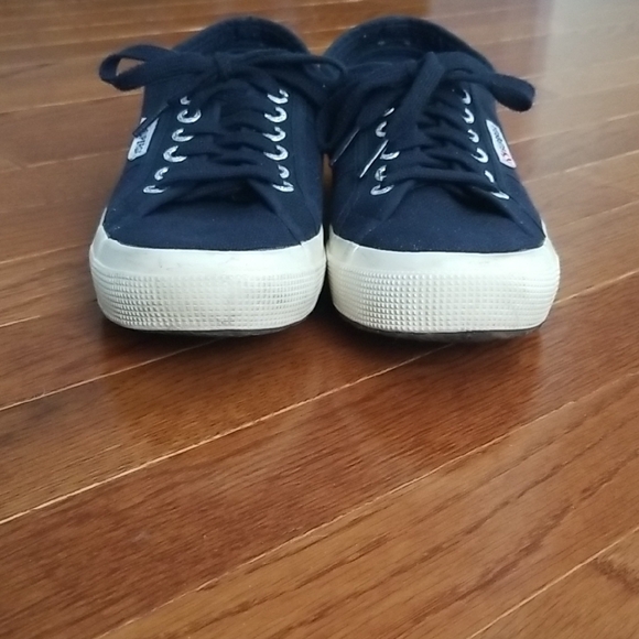 Superga Navy Canvas Sneakers - Picture 5 of 7